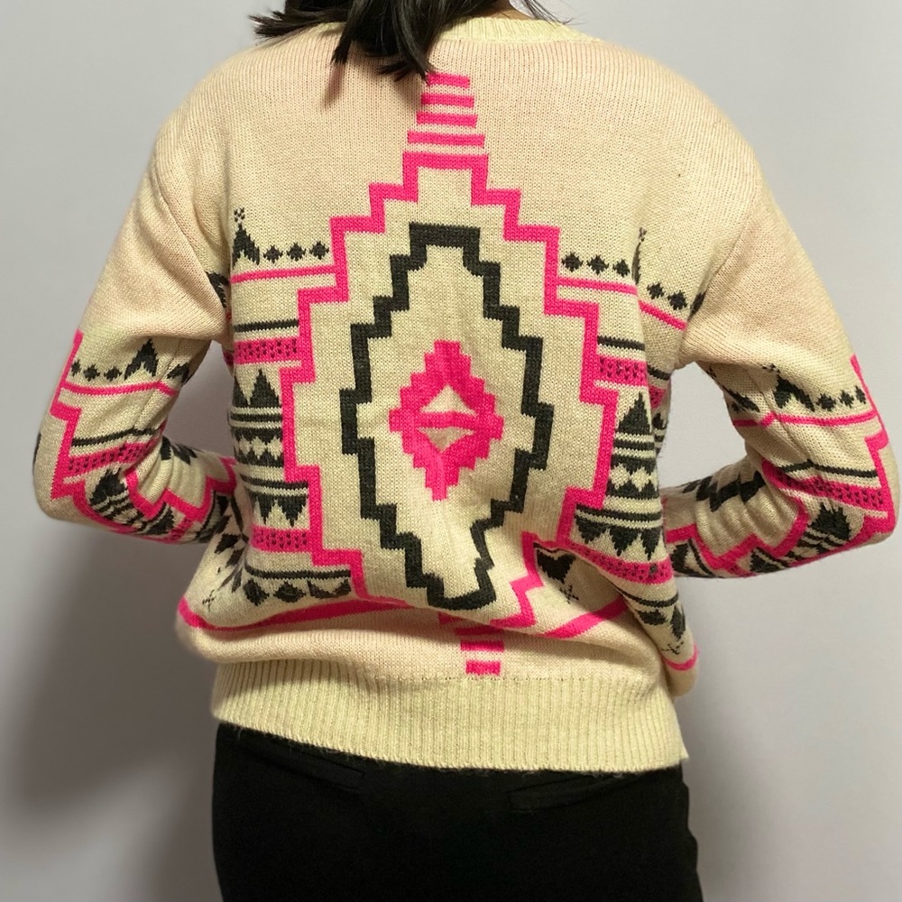 Knit patterned sweater - Picture 3 of 4